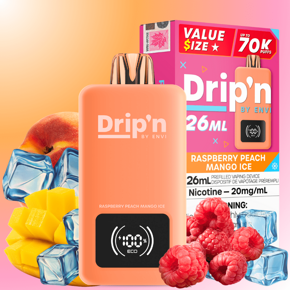 Drip'n 70k Disposable Vape by Envi 26ml - Morden Vape SuperStore and Cannabias