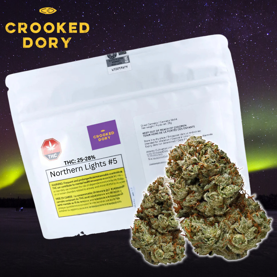 Crooked Dory Northern Lights #5 Flower-28g in Morden Manitoba