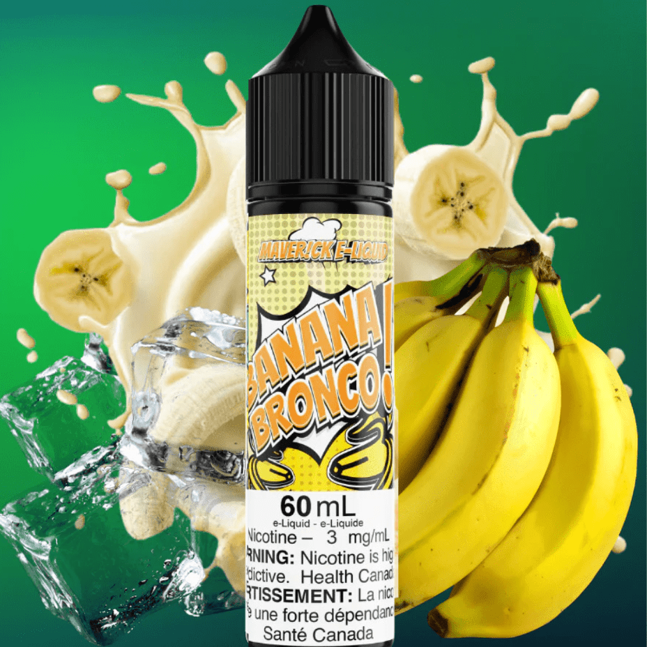 Banana Bronco Iced by Maverick E-Liquid Morden Vape SuperStore and Cannabis Manitoba Canada