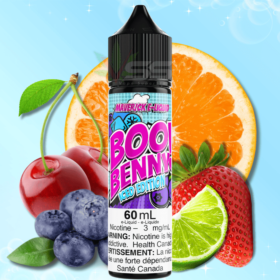 Boo Benny Ice by Maverick E-Liquid Morden Vape SuperStore and Cannabis Manitoba Canada