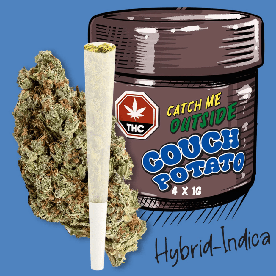 Catch Me Outside Couch Potato Pre-rolls 4x1g Morden Vape SuperStore and Cannabis Manitoba Canada