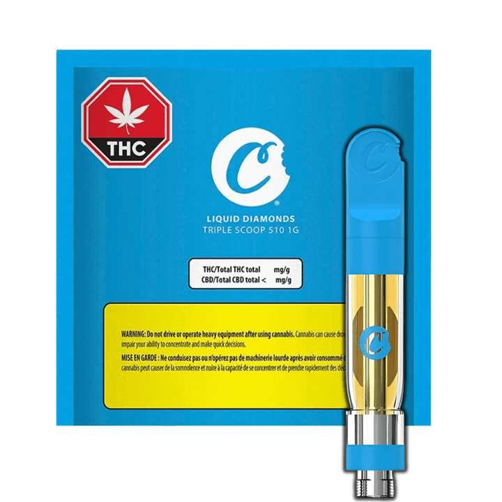 Cookies Triple Scoop Liquid Diamond Vape Cartridge - 1g Morden Vape SuperStore and Cannabis Manitoba Canada
