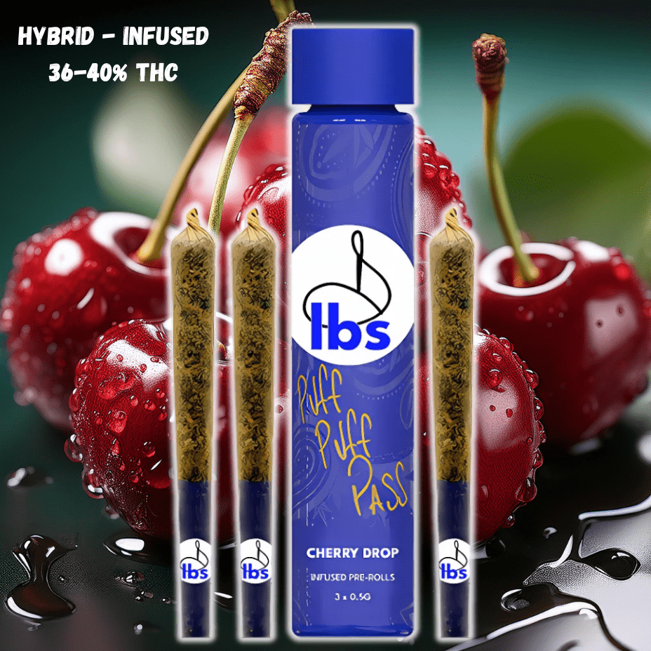 D*gg lbs Cherry Drop Hybrid Infused Pre-rolls 3x0.5g 3x0.5g Morden Vape SuperStore and Cannabis Manitoba Canada
