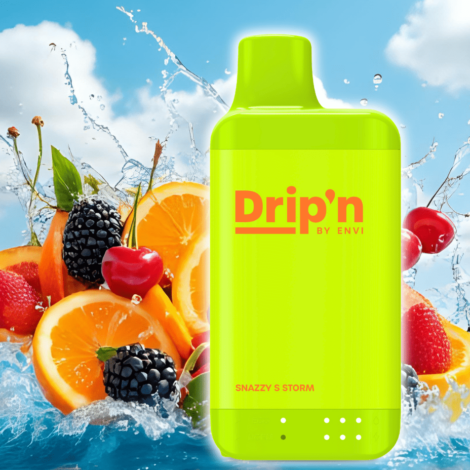 Drip'n by Envi 16K Disposable Vape - Snazzy S Storm 8mL / 16000 Puffs / 20mg Morden Vape SuperStore and Cannabis Manitoba Canada