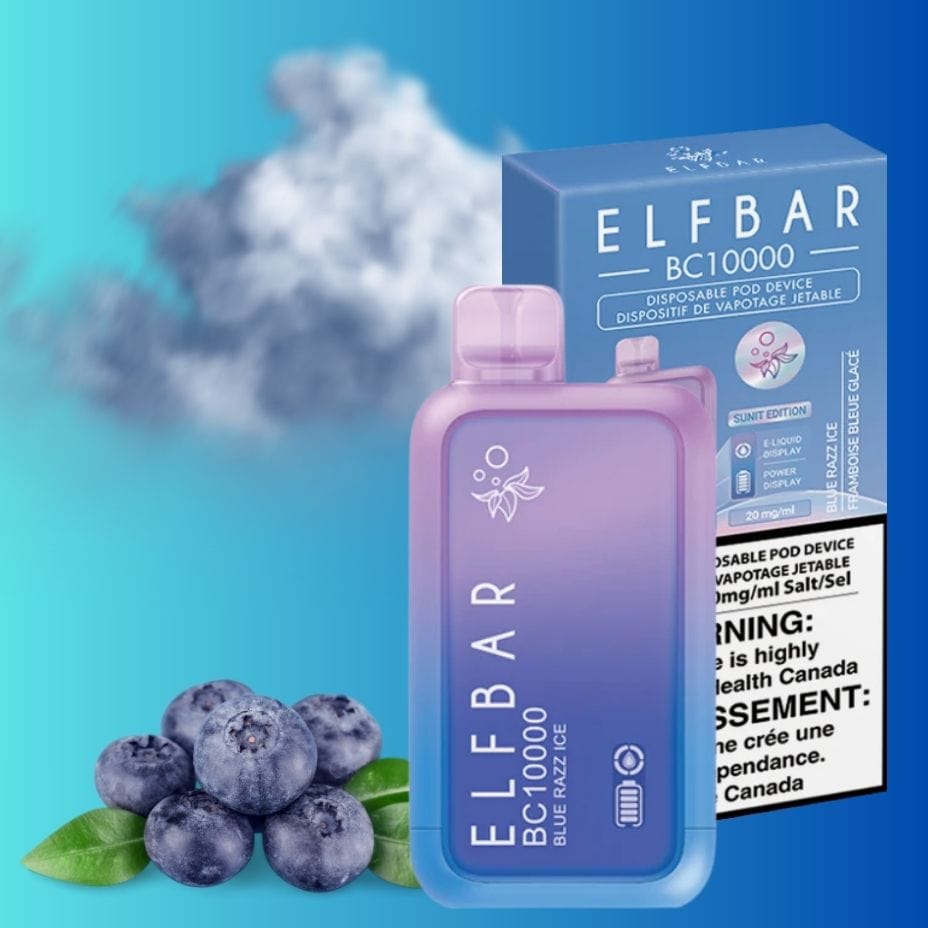 ElfBar BC10000 Disposable Vape-Blue Cloudz Morden Vape SuperStore and Cannabis Manitoba Canada