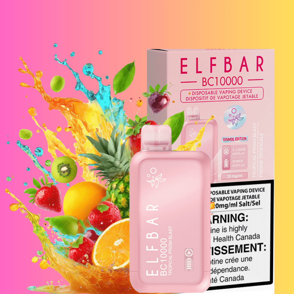ElfBar BC10000 Disposable Vape-Tropical Prism Morden Vape SuperStore and Cannabis Manitoba Canada