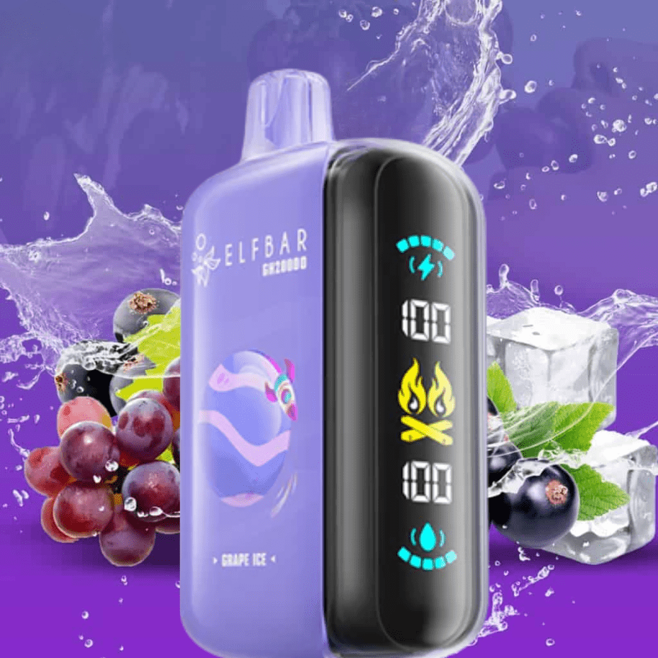 ElfBar GH20K Disposable Vape-Grape Ice Morden Vape SuperStore and Cannabis Manitoba Canada