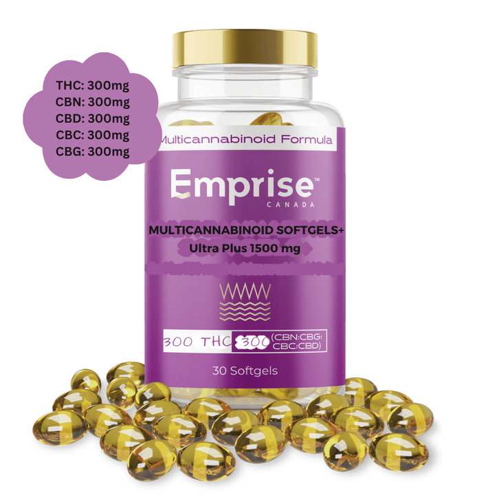 Emprise Ultra Plus 1500 Multicannabinoid Softgels - 30pk Morden Vape SuperStore and Cannabis Manitoba Canada