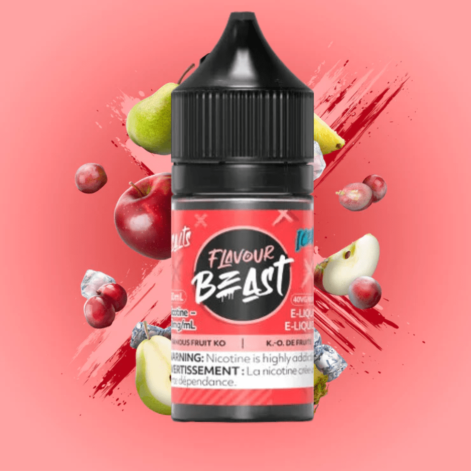 Famous Fruit KO Iced Salts by Flavour Beast E-Liquid 30ml / 20mg Morden Vape SuperStore and Cannabis Manitoba Canada