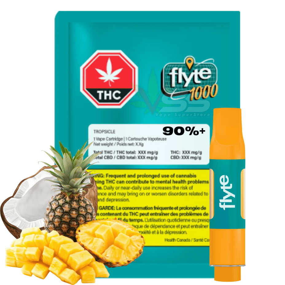 flyte1000 - Tropsicle Vape Cartridge - 1.1g Morden Vape SuperStore and Cannabis Manitoba Canada