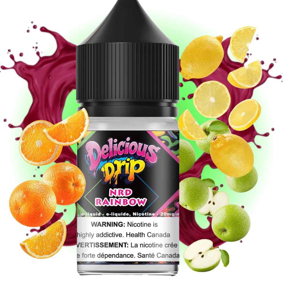 Gcore Delicious Drip Salt-NRD Rainbow 30ml / 20mg Morden Vape SuperStore and Cannabis Manitoba Canada