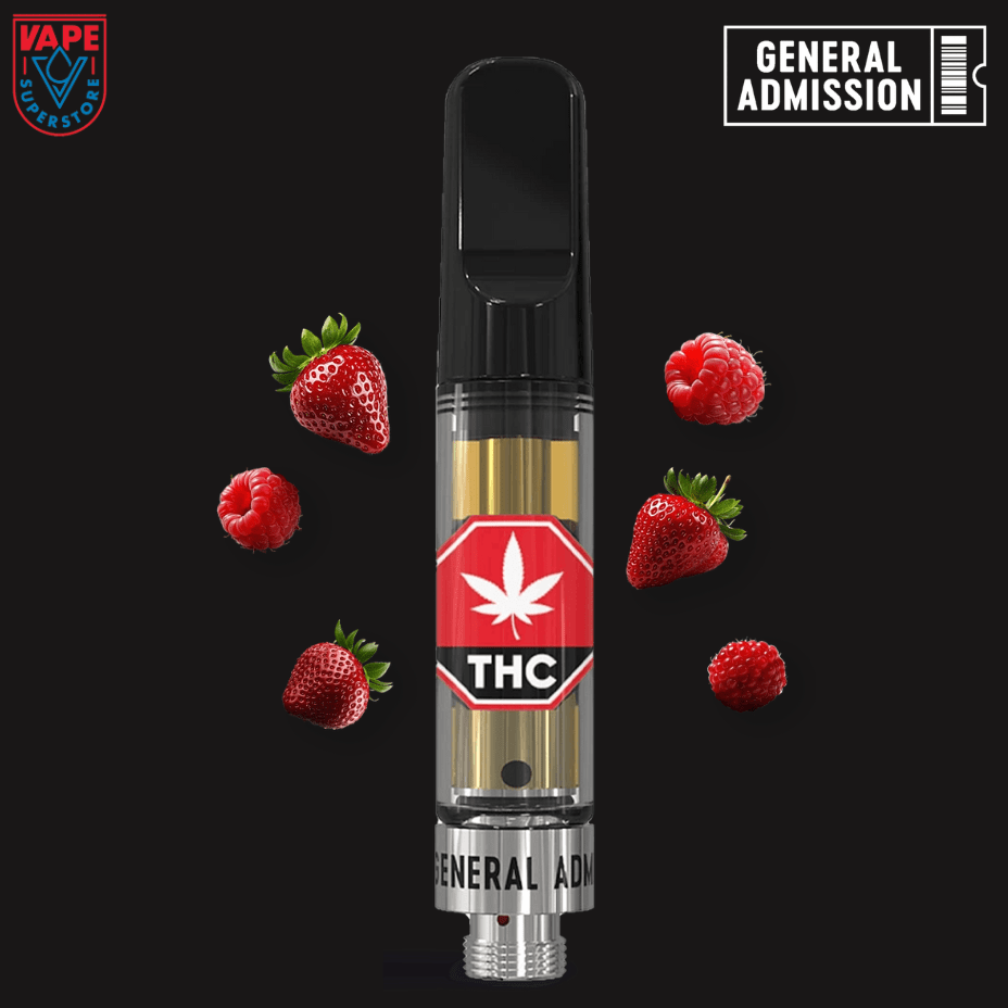 General Admission Strazzleberry Distillate Cartridge - .95g Morden Vape SuperStore and Cannabis Manitoba Canada