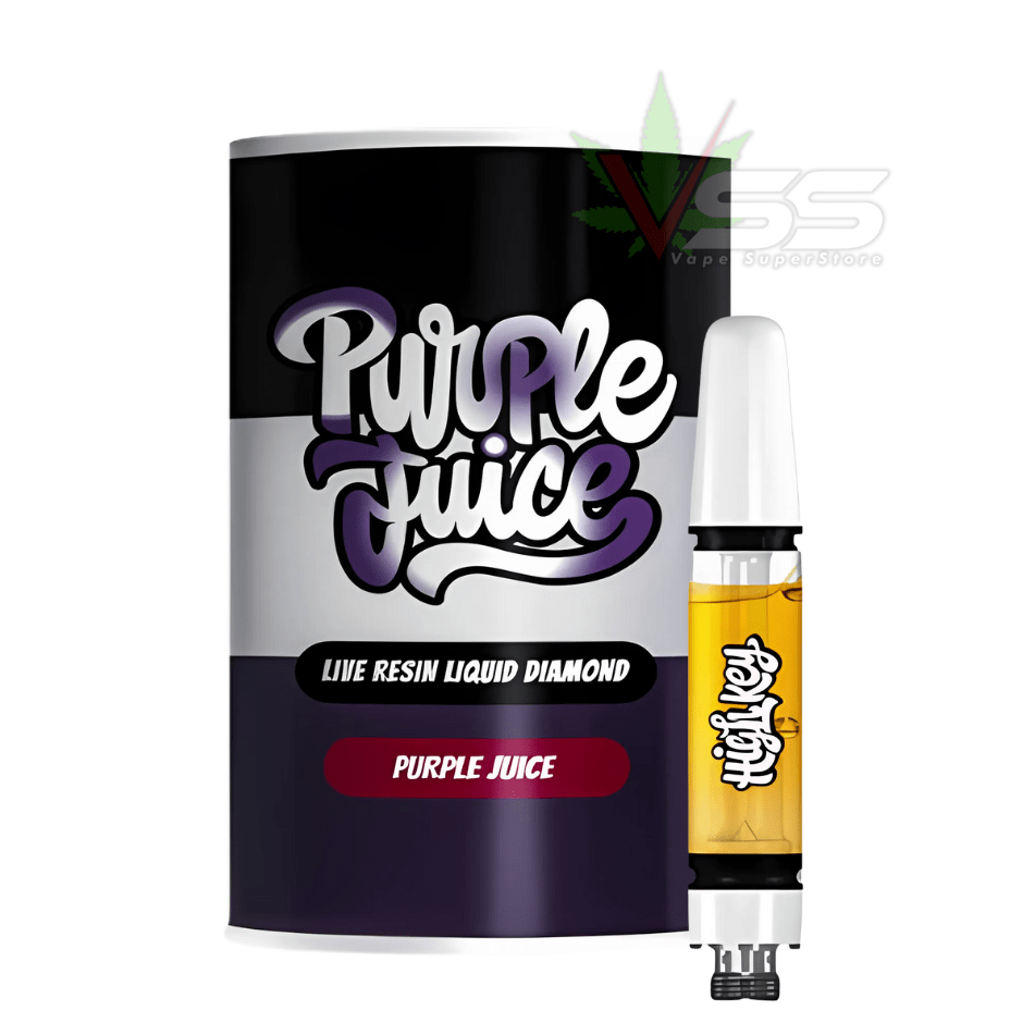 High Key Purple Juice Live Resin Diamonds Cartridge - 1g Morden Vape SuperStore and Cannabis Manitoba Canada