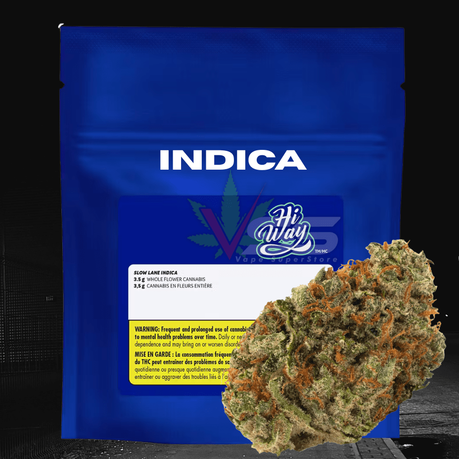 Hiway Slow Lane Indica Flower-28g 28g Morden Vape SuperStore and Cannabis Manitoba Canada