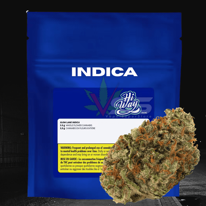 Hiway Slow Lane Indica Flower-28g 28g Morden Vape SuperStore and Cannabis Manitoba Canada