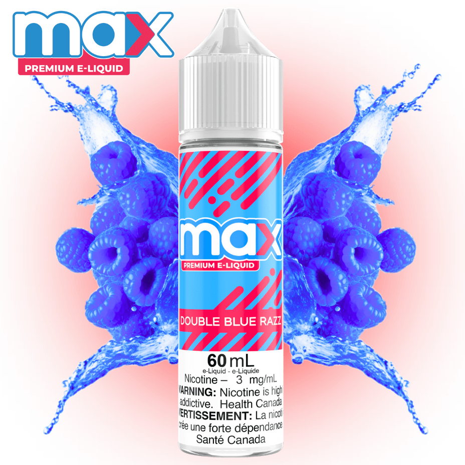 Max E-Liquid - Double Blue Razz 3mg Morden Vape SuperStore and Cannabis Manitoba Canada