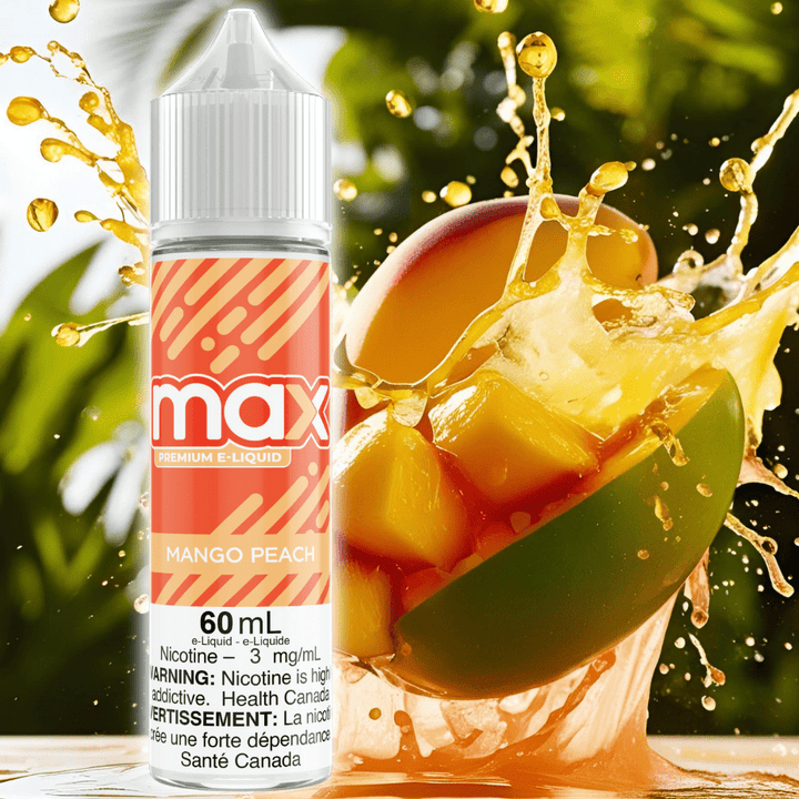 Max E-Liquid - Mango Peach Morden Vape SuperStore and Cannabis Manitoba Canada