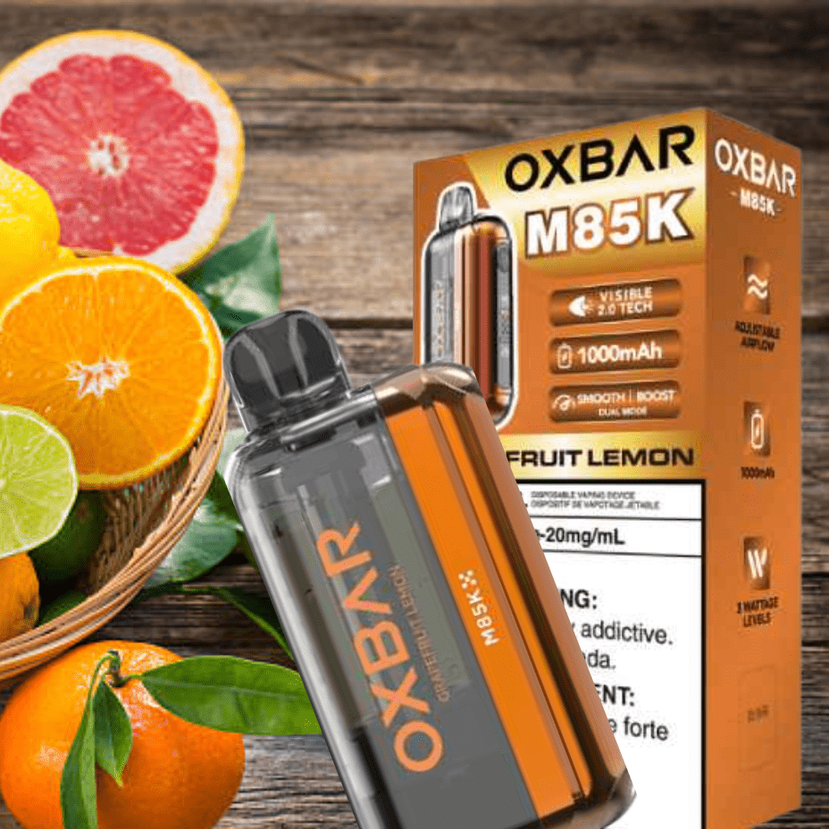 Oxbar M85K Disposable Vape - Grapefruit Lemon Morden Vape SuperStore and Cannabis Manitoba Canada