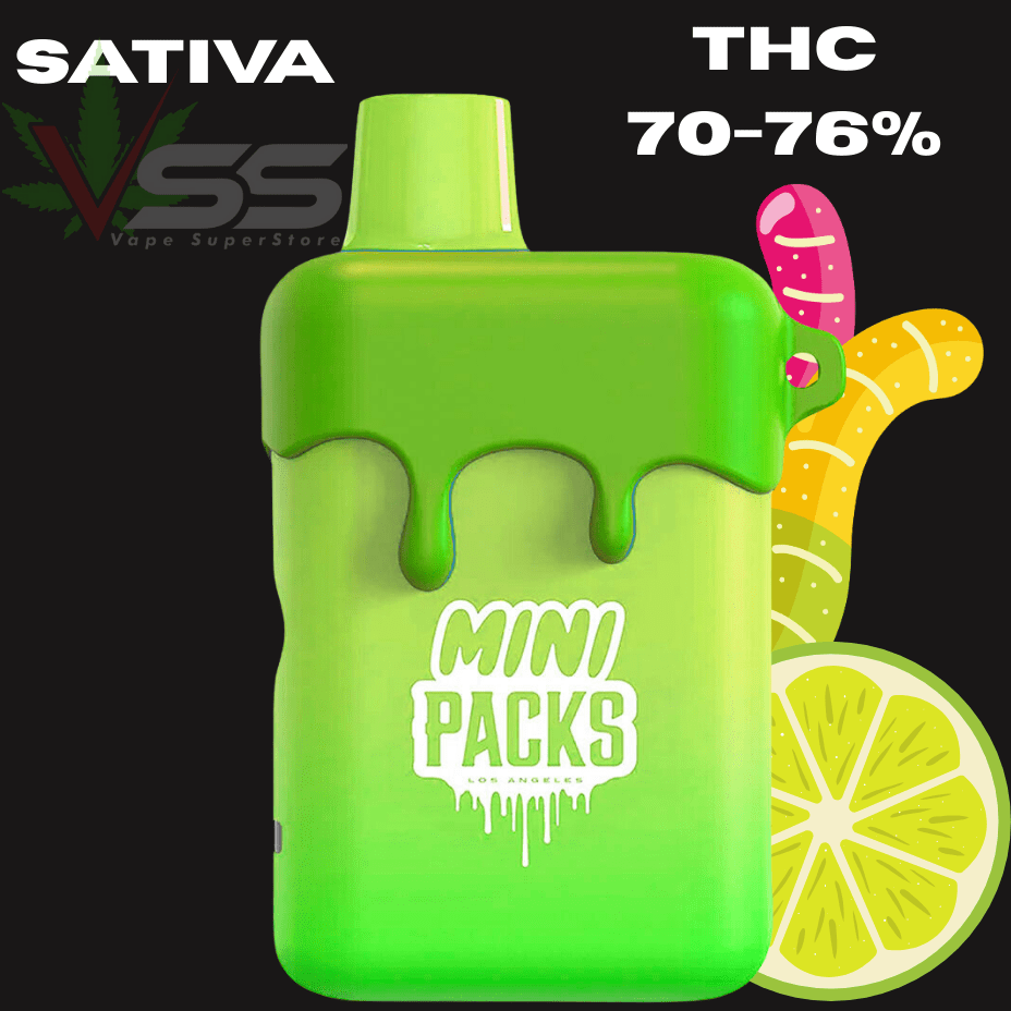 PACKS - Mini Packs Sour Gush Disposable Vape - 1g Morden Vape SuperStore and Cannabis Manitoba Canada