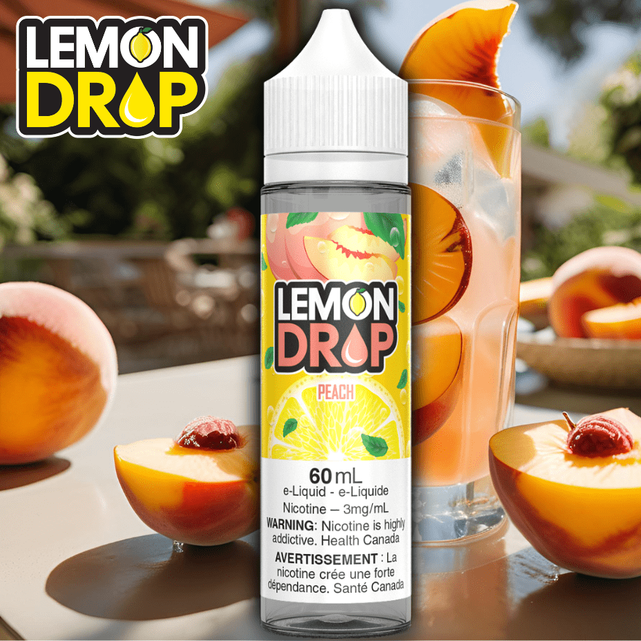 Peach by Lemon Drop E-Liquid Morden Vape SuperStore and Cannabis Manitoba Canada