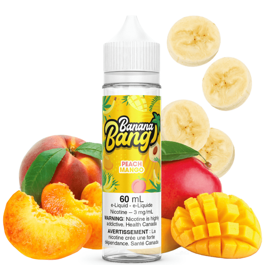 Peach Mango by Banana Bang Morden Vape SuperStore and Cannabis Manitoba Canada