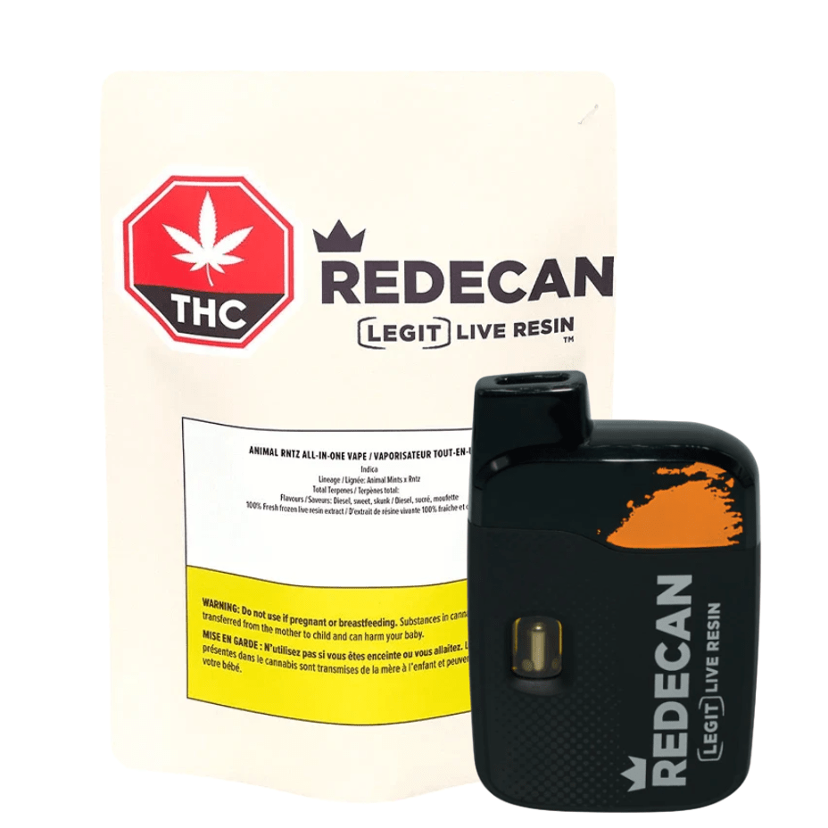 Redecan - Legit Live Resin Animal RNTZ AIO Vape - 1.2g Morden Vape SuperStore and Cannabis Manitoba Canada