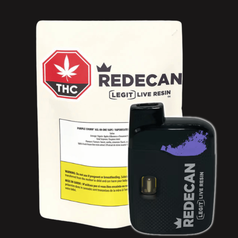 Redecan - Legit Live Resin Purple Churr* AIO Vape - 1.2g Morden Vape SuperStore and Cannabis Manitoba Canada