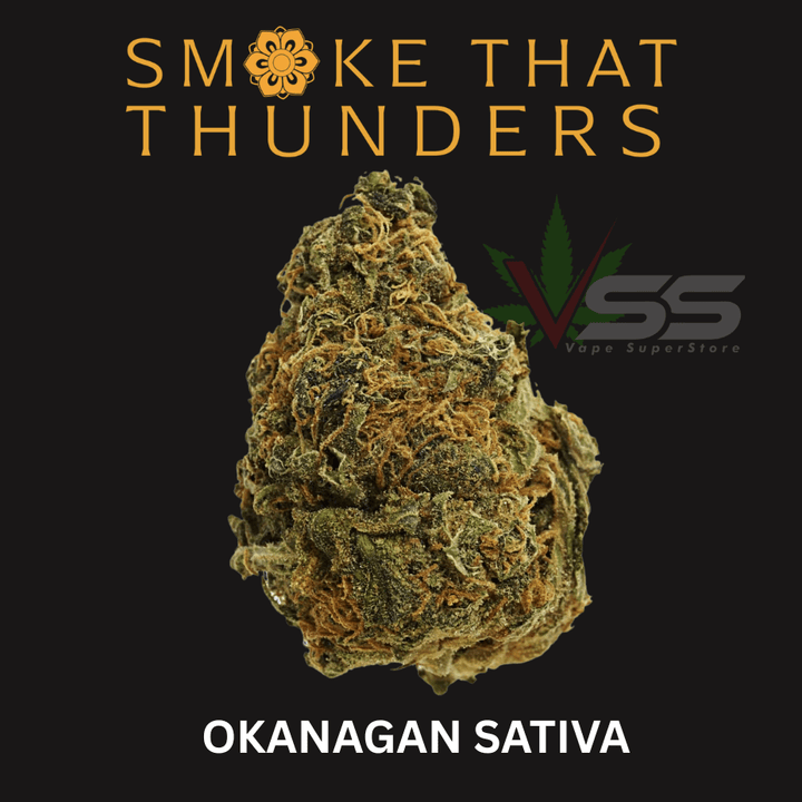 Smoke that Thunders - Okanagan Sativa Flower 28g Morden Vape SuperStore and Cannabis Manitoba Canada