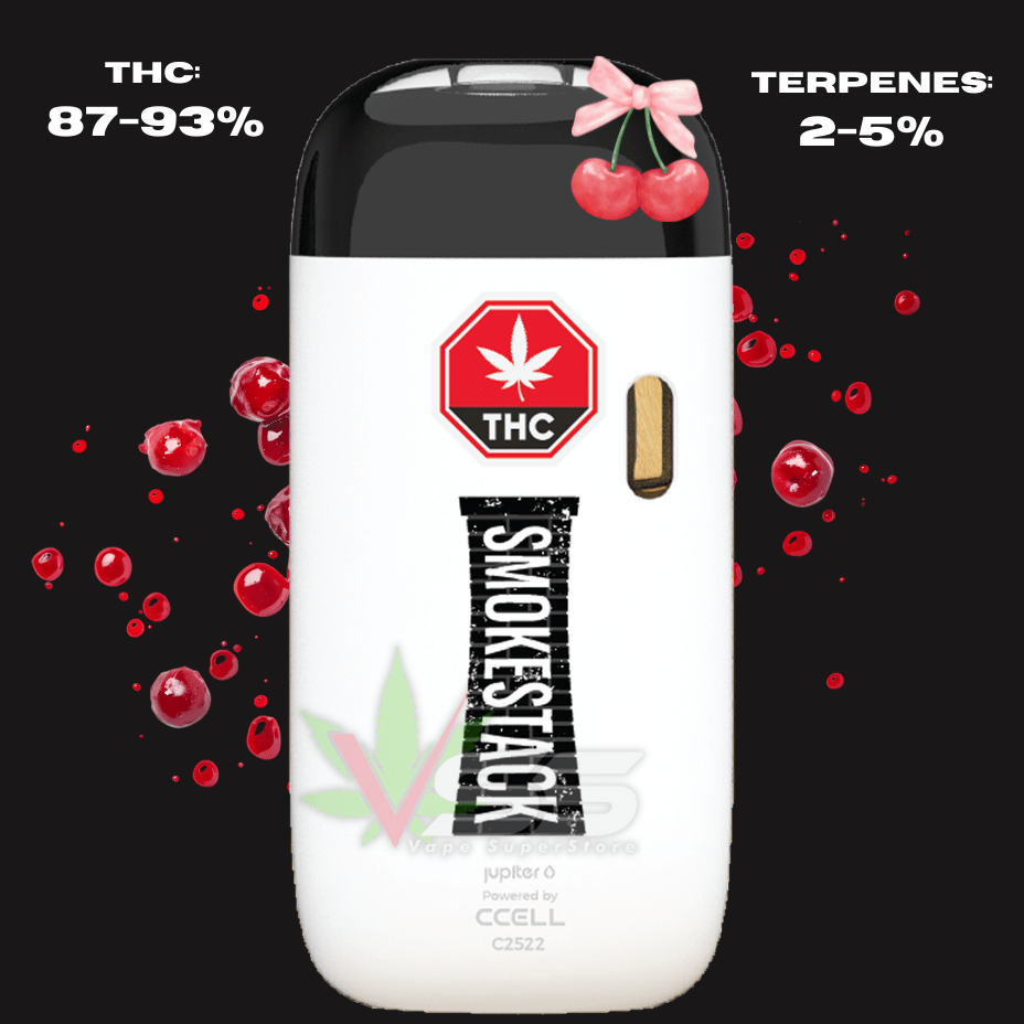 SmokeStack - Cherry Bomb AIO Disposable Vape 1g Morden Vape SuperStore and Cannabis Manitoba Canada