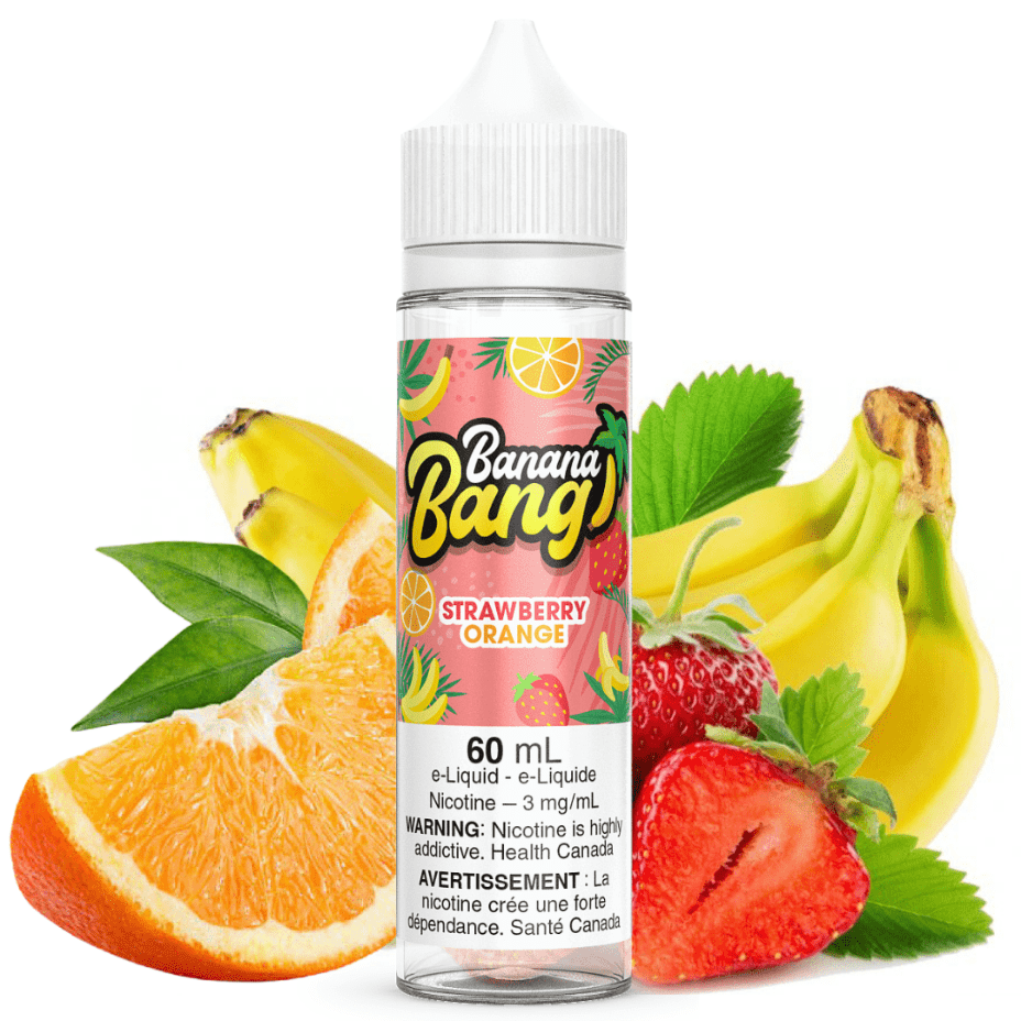 Strawberry Orange by Banana Bang E-Liquid Morden Vape SuperStore and Cannabis Manitoba Canada