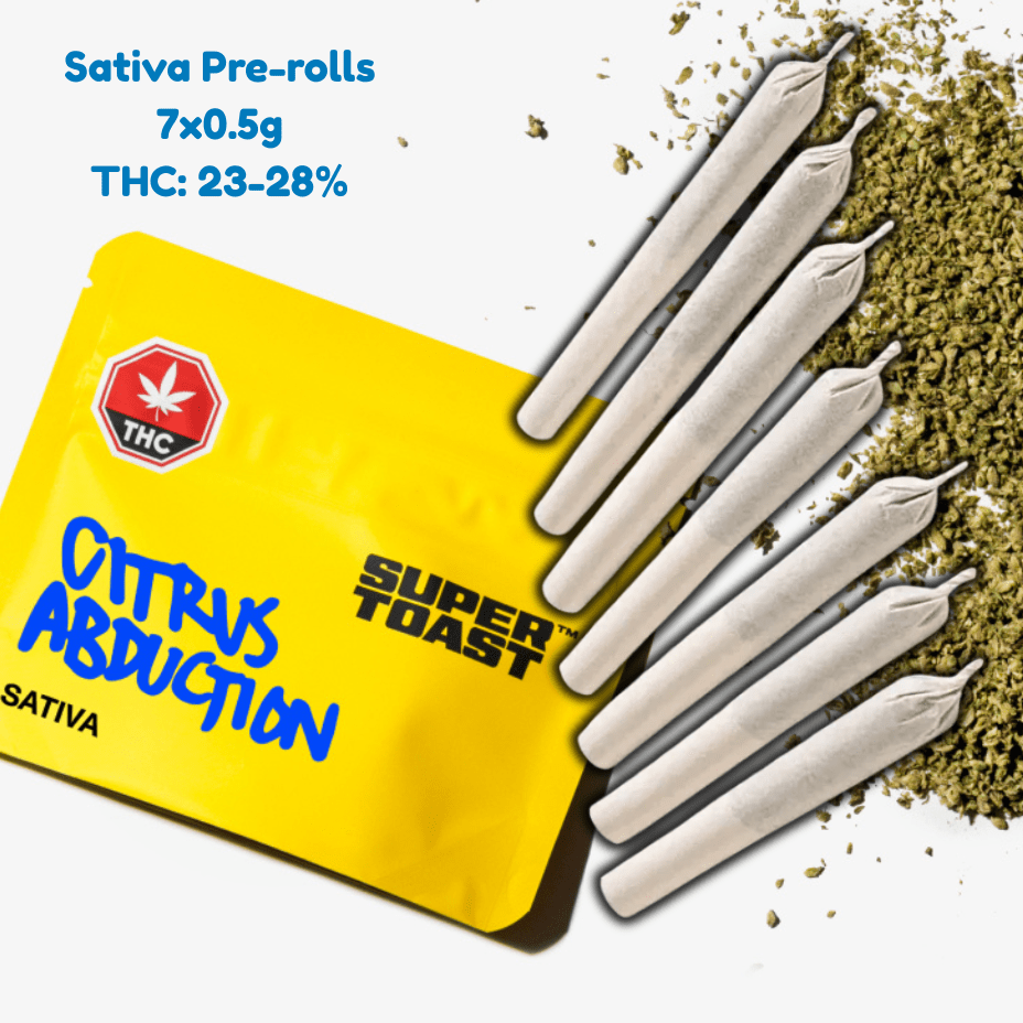 Super Toast Citrus Abduction Hoagies Pre-rolls 7x0.5g 7x0.5g Morden Vape SuperStore and Cannabis Manitoba Canada