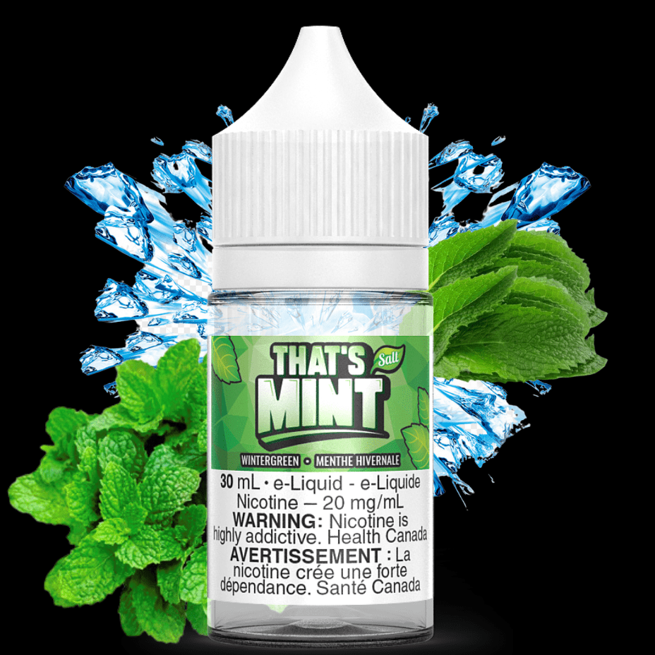 That's Mint Salts-Wintergreen 30ml / 12mg Morden Vape SuperStore and Cannabis Manitoba Canada