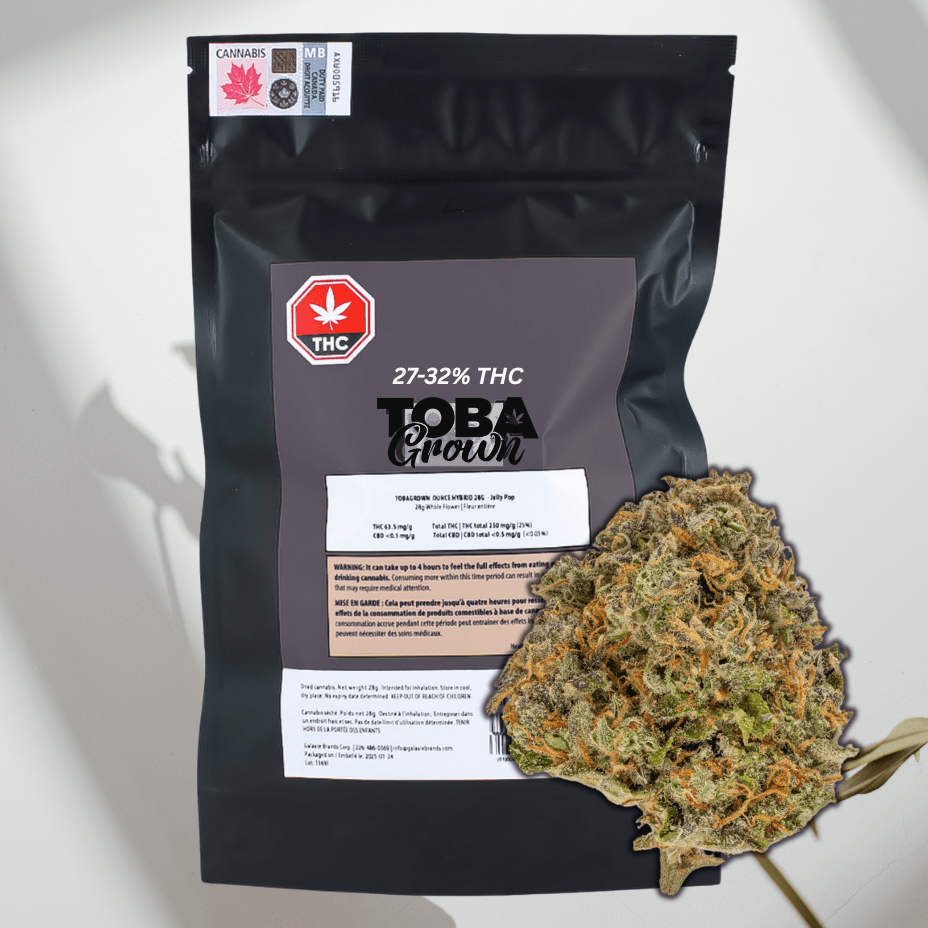 Toba Grown Indica Ounce Flower - 28g 28g Morden Vape SuperStore and Cannabis Manitoba Canada