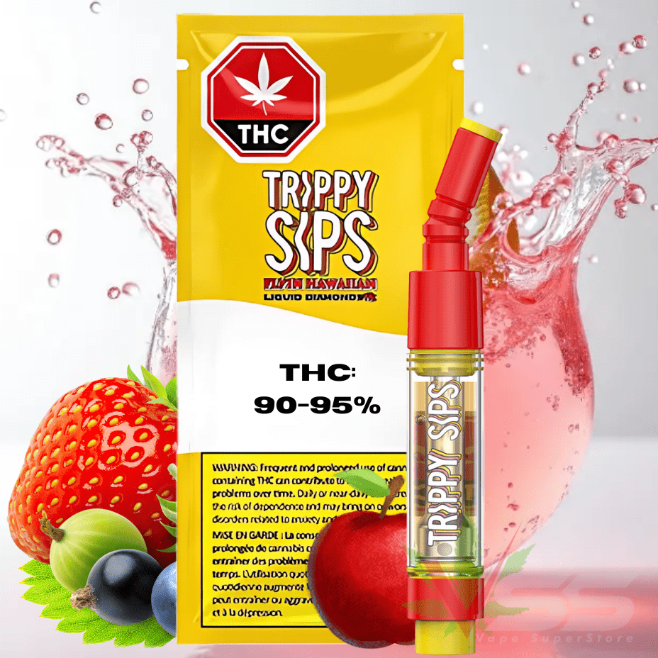 Trippy Sips Flyin' Hawaiian Liquid Diamonds Cartridge - 1g Morden Vape SuperStore and Cannabis Manitoba Canada