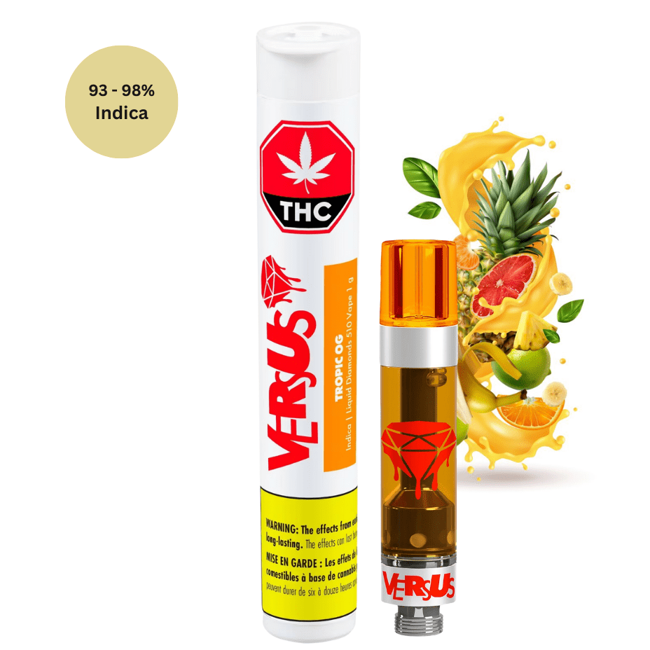Versus Tropic OG Diamonds Cartridge - 1g Morden Vape SuperStore and Cannabis Manitoba Canada