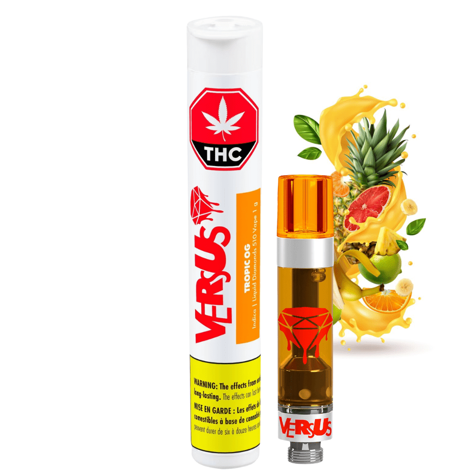 Versus Tropic OG Diamonds Cartridge - 1g Morden Vape SuperStore and Cannabis Manitoba Canada
