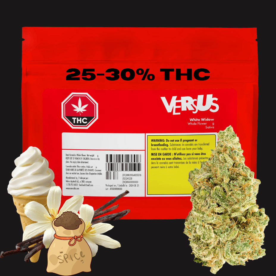 Versus - White Widow Sativa Flower - 28g Morden Vape SuperStore and Cannabis Manitoba Canada
