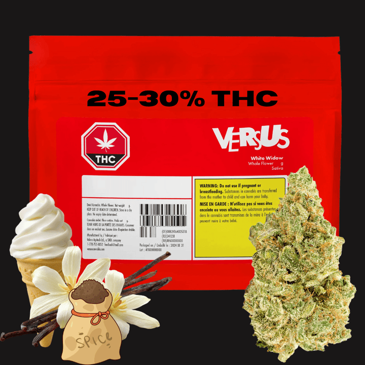 Versus - White Widow Sativa Flower - 28g Morden Vape SuperStore and Cannabis Manitoba Canada
