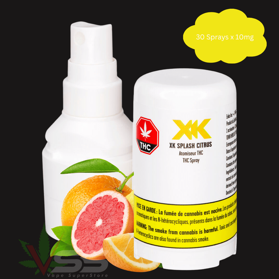 XK Splash Citrus Oral Spray Oil - 3.5ml Morden Vape SuperStore and Cannabis Manitoba Canada