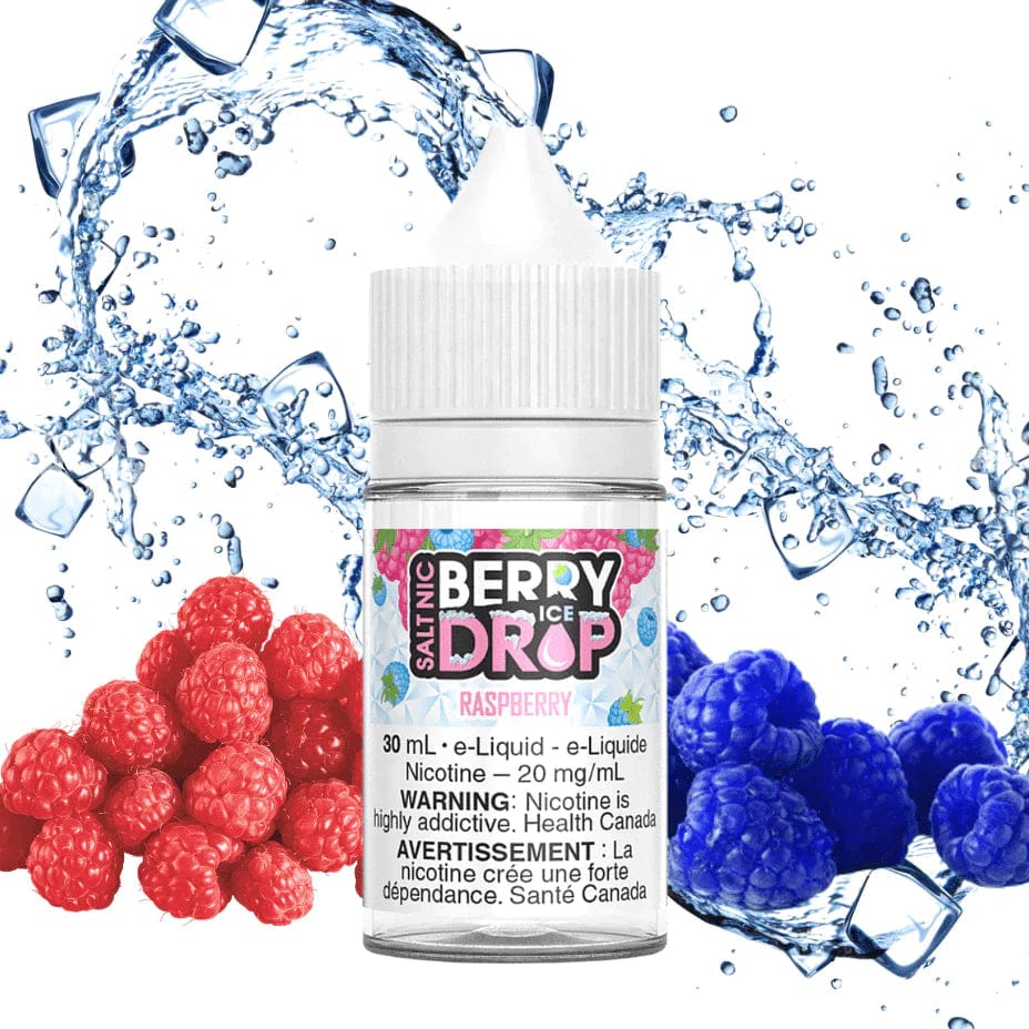 Raspberry Ice Salt by Berry Drop E-Liquid 30ml / 12mg Morden Vape SuperStore and Cannabis Manitoba Canada