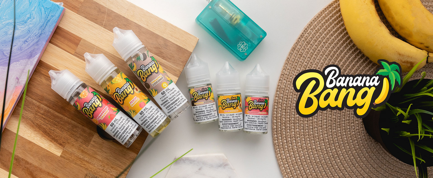 Banana Bang E-Liquid-Morden Vape SuperStore Manitoba Canada