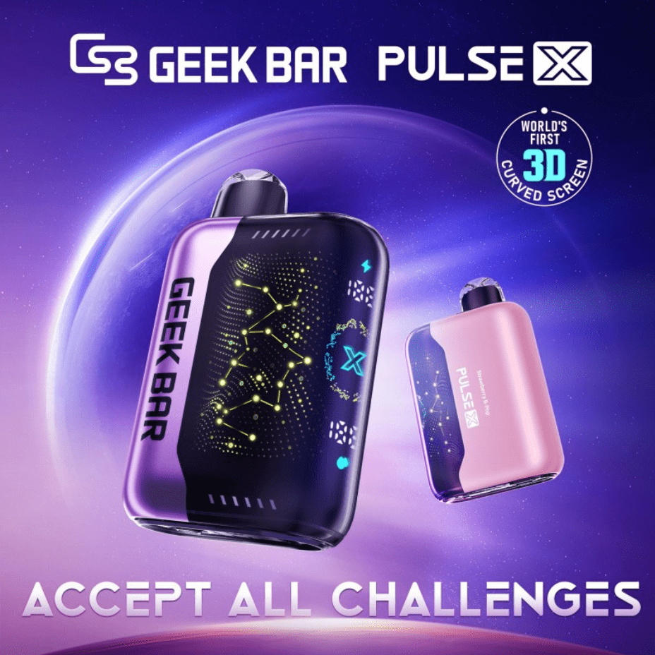 UMIN Geek Bar Pulse X 25000 disposable vape, high puff vape 3D curved screen, powerful vaping device - Geek Bar Pulse X 25k Disposable Vape in Manitoba - Morden Vape ...