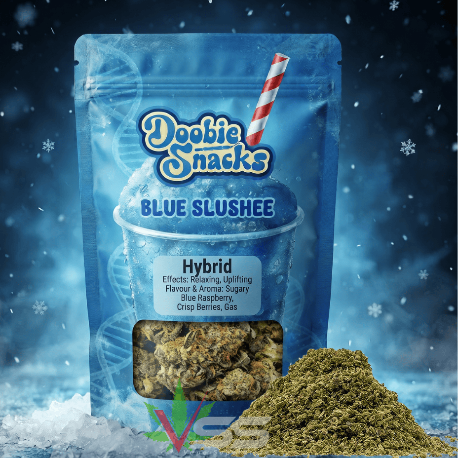 Doobie Snacks Blue Slushee Infused Milled Hybrid Flower - 7g Morden Vape SuperStore and Cannabis Manitoba Canada