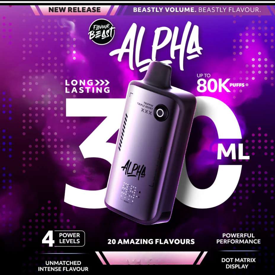 Flavour Beast Alpha 80k Disposable Vape in Manitoba - Morden Vape  SuperStore & Cannabis