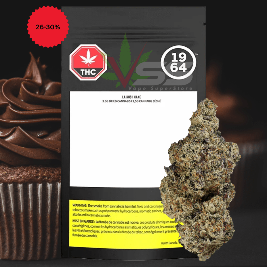 1964 - LA Kush Cake Indica Flower 3.5g Morden Vape SuperStore and Cannabis Manitoba Canada