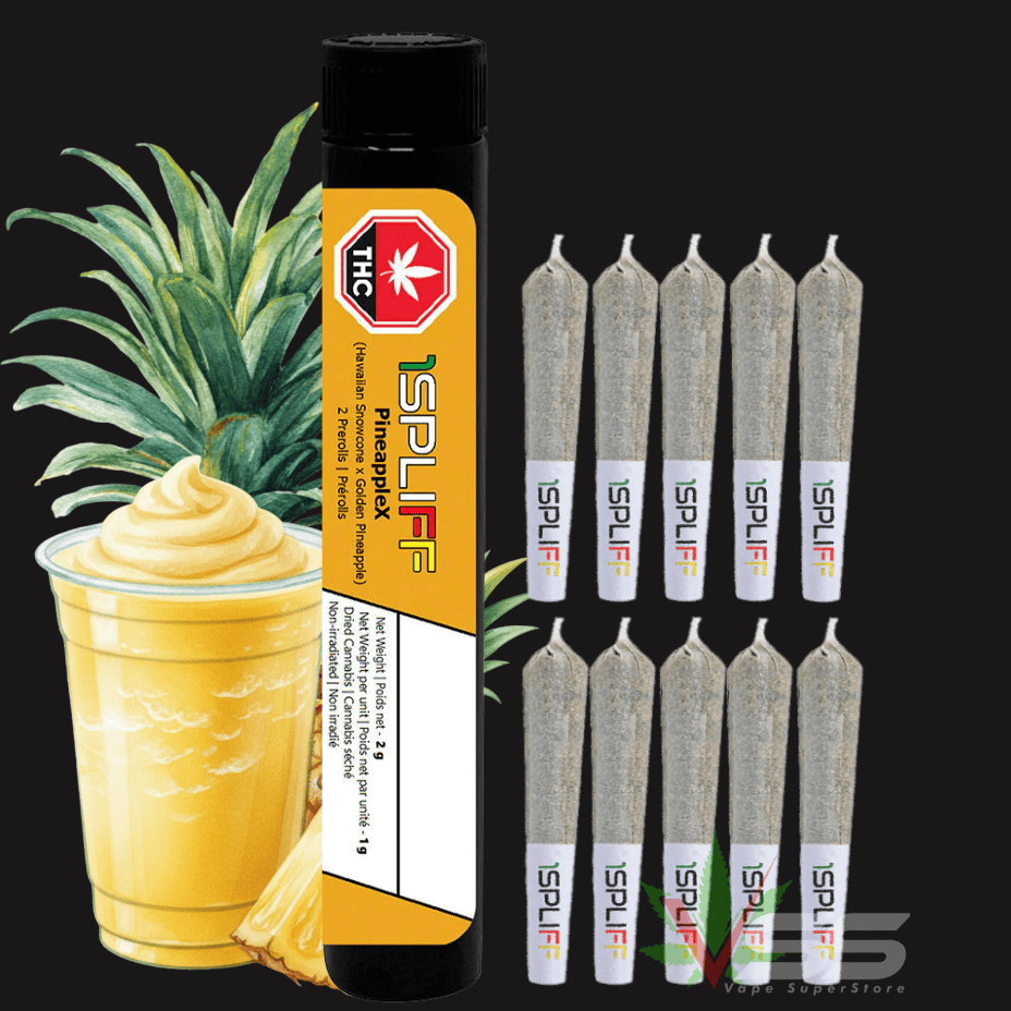 1Spliff - PineappleX Sativa Pre-rolls 10x0.35g Morden Vape SuperStore and Cannabis Manitoba Canada
