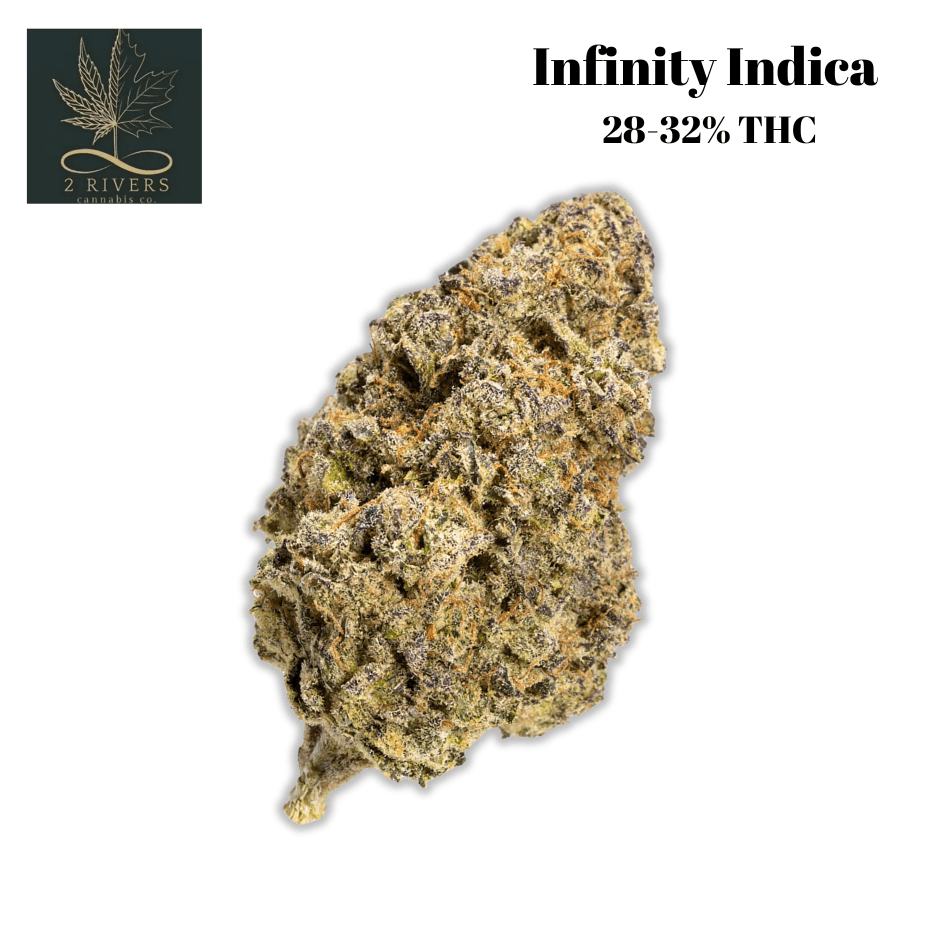2 Rivers Infinity Indica Flower - 28g 28g Morden Vape SuperStore and Cannabis Manitoba Canada