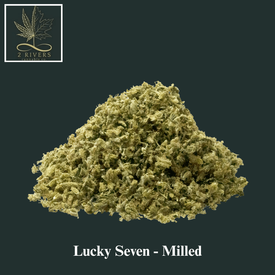 2 Rivers - Lucky Seven Milled Flower 7g Morden Vape SuperStore and Cannabis Manitoba Canada