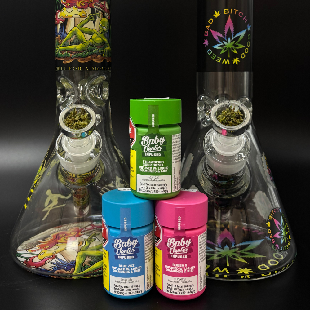 Baby Jeeter Blue ZKS Liquid Diamond Infused Pre-rolls 5x0.5g in Manitoba