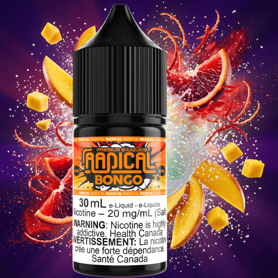 Bongo Salt Nic by Radical E-liquid Morden Vape SuperStore and Cannabis Manitoba Canada